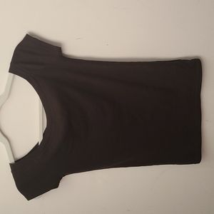 Ralph Lauren brown top off-shoulder